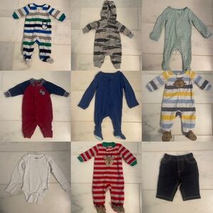 BABY BOY NEWBORN CLOTHES BUNDLE